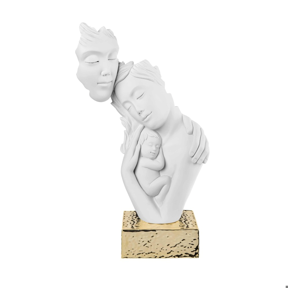 0726124_bongelli-preziosi-scultura-h39-famiglia-moderna-base-oro_9252221001132 Bongelli - Scultura famiglia moderna base oro h39 - immagine 1