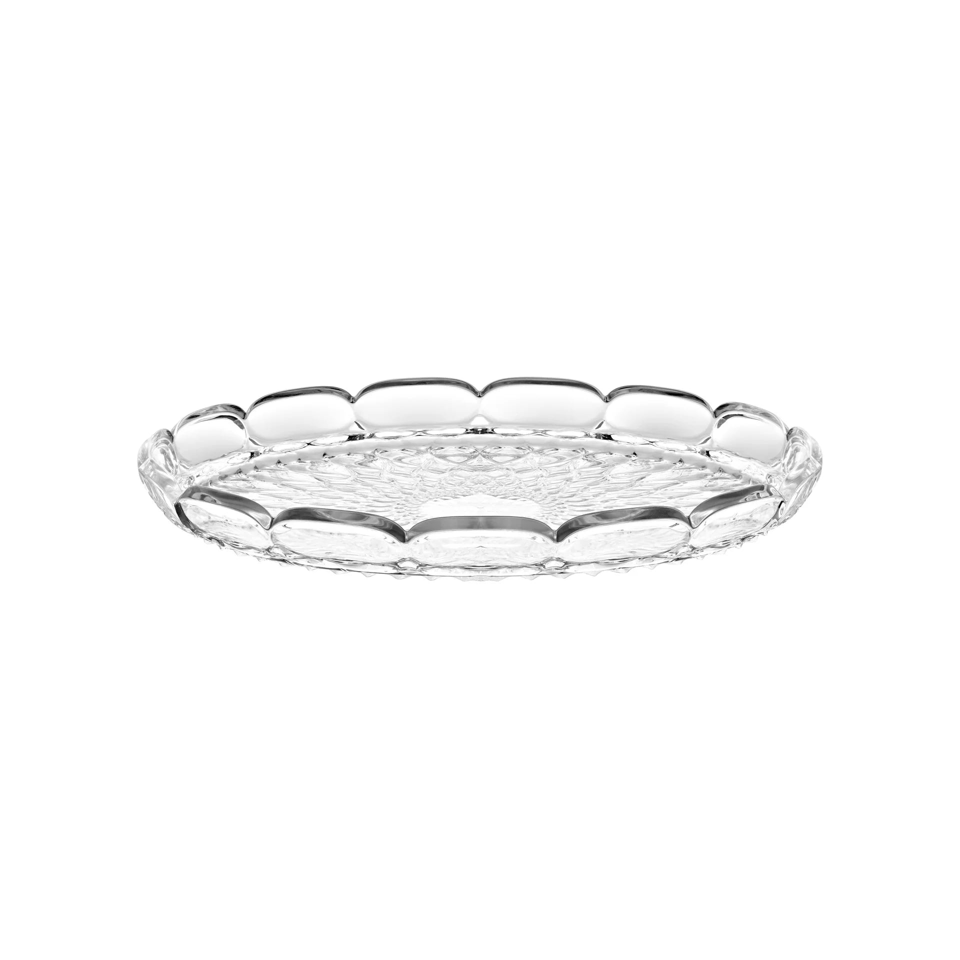 128600LAR00_3b61168d-ed1e-4857-a540-13422af7f584 Guzzini - Vassoio tondo grande Vanity trasparente - immagine 1