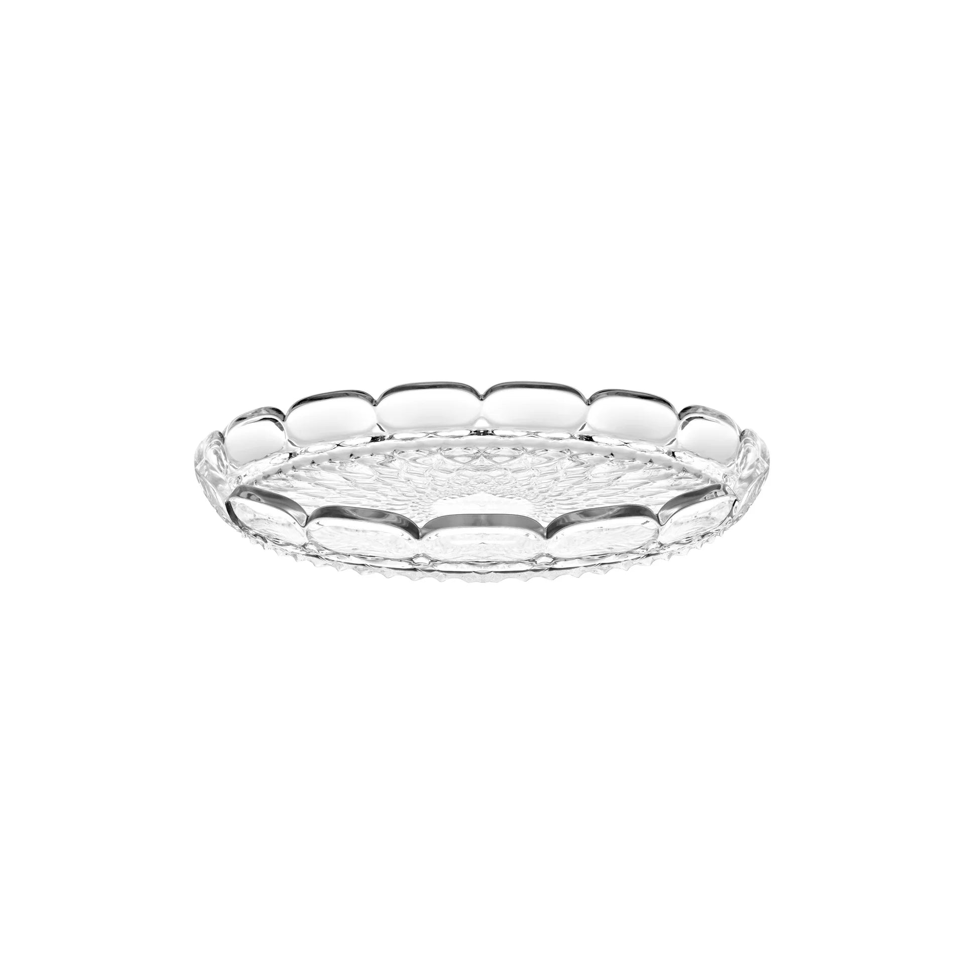 128601SAR00_41d81ca0-8221-451e-96ee-b0351431f796 Guzzini - Vassoio tondo piccolo Vanity trasparente - immagine 1