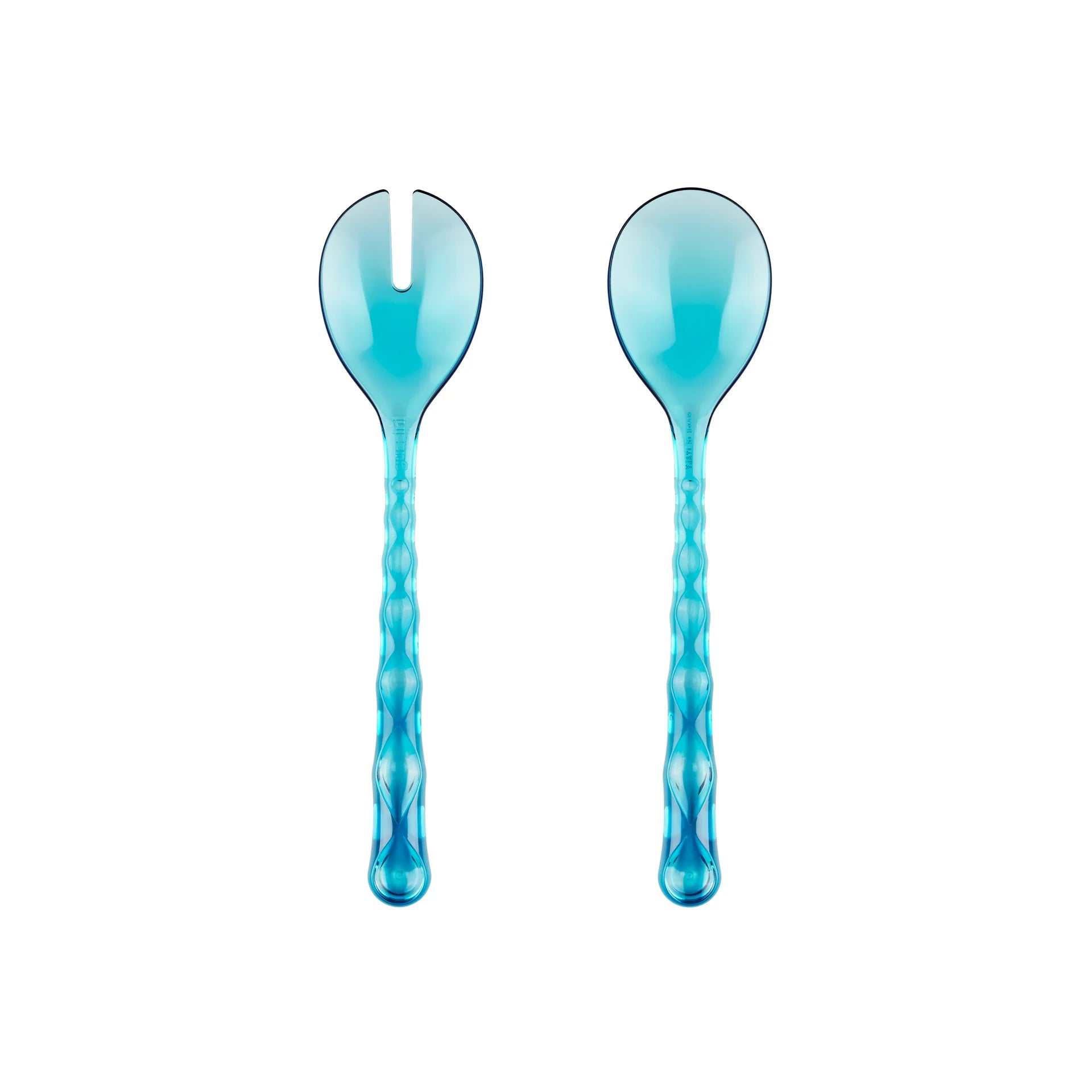 129600AR81 Guzzini - Posate insalata Vanity sea blue - immagine 1