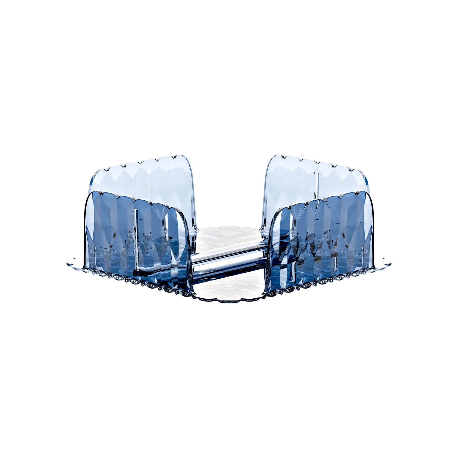 134600AC283 Guzzini - Portatovaglioli orizzontale Vanity denim blue - immagine 1