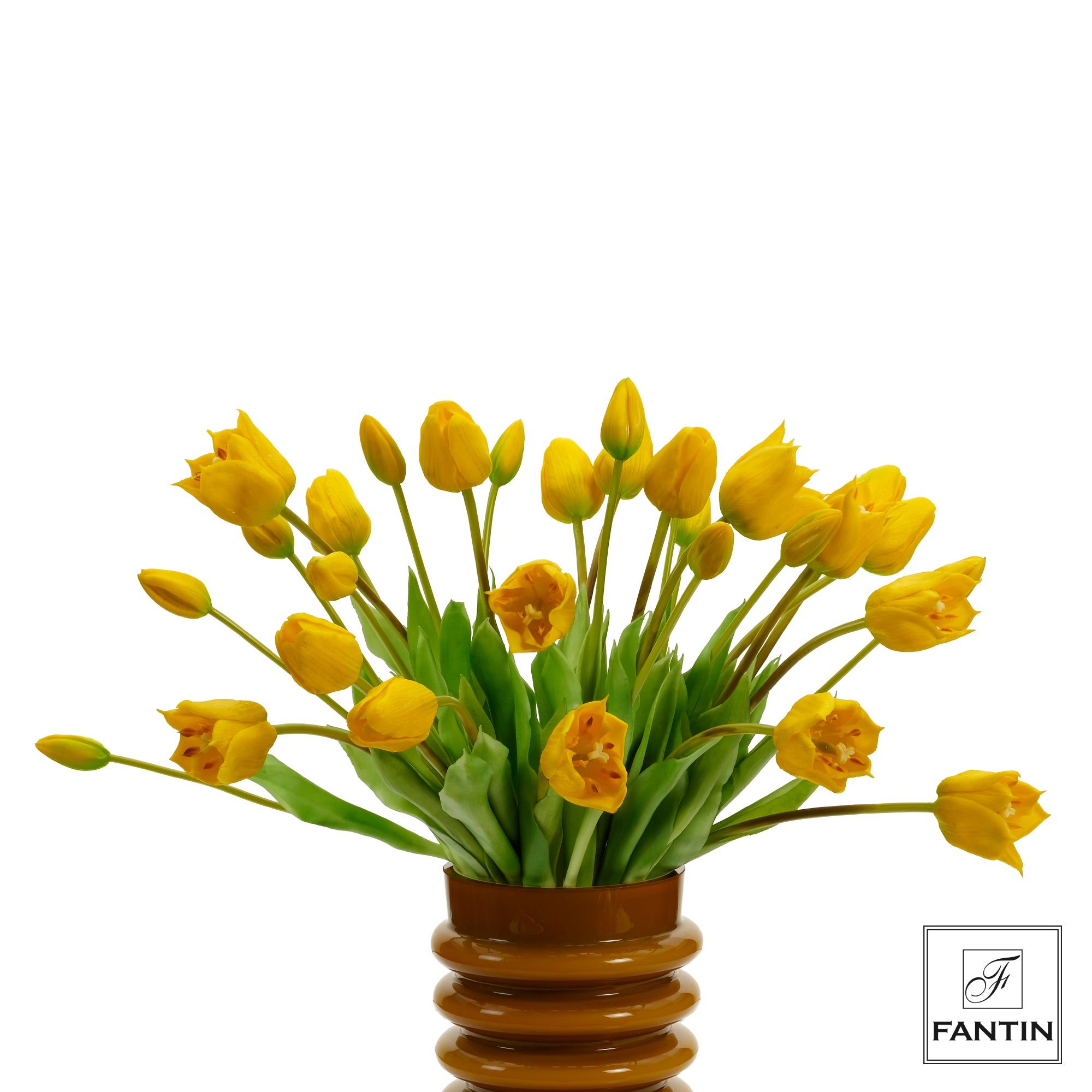 4530_3_ori Fantin argenti - Composizione Tulipani Gialli 6 Steli - immagine 1