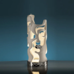 Bongelli - Lampada led visi argento h. 16
