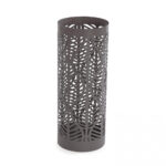 Versa - Portaombrelli con foglie tagliate Tortora