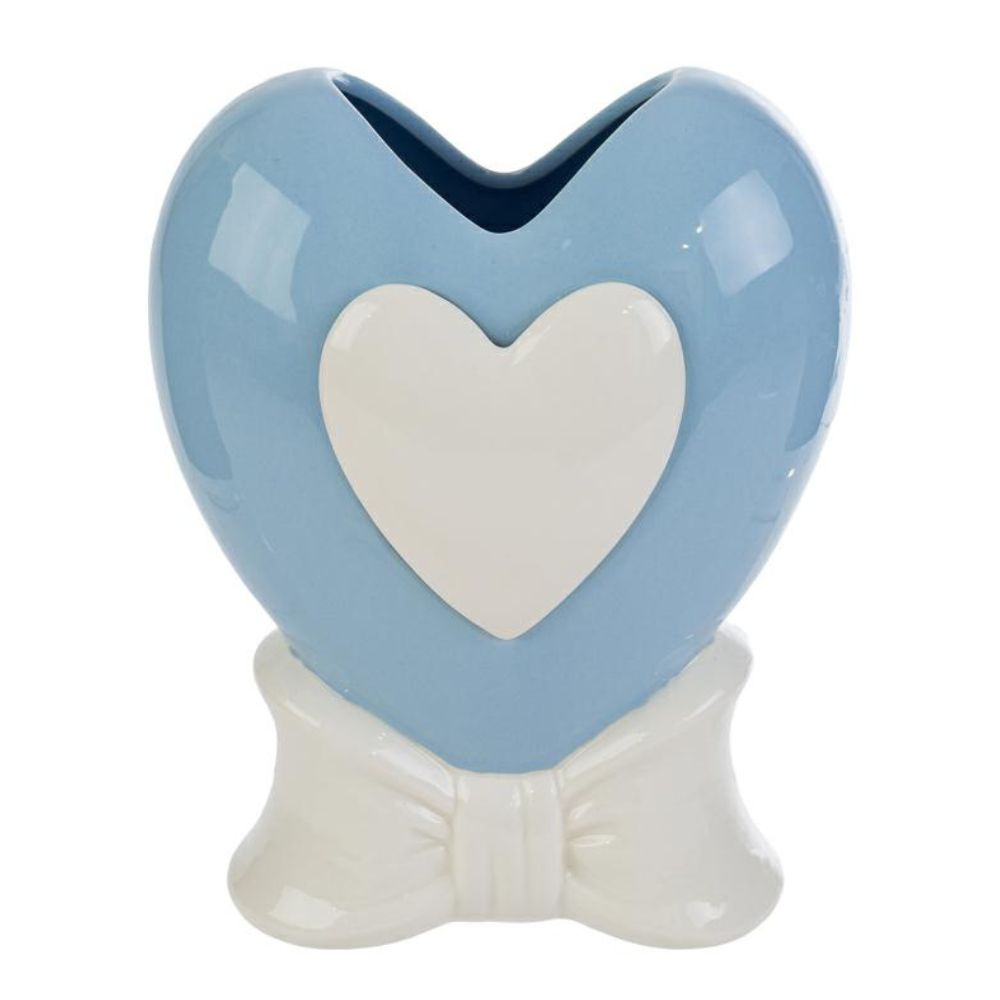 Progettosenzatitolo-2026-03-13T115031.594 Le Stelle - Vaso Cuore Porcellana Celeste 15,5x10x20cm - immagine 1