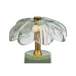 Le Stelle - Lampada Vetro Fiore Menta 11x11xh. 18cm - immagine 3
