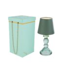Le Stelle - Lampada Drim Vetro Menta d. 11xh. 24,5cm