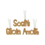 Le Stelle - Profumatore Scritte Resina Oro Sogni - immagine 2