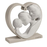 Fantin - Sacra Famiglia nel Cuore Bianca base Tortora