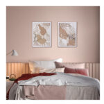Versa - Tela 45x50 Foglie Tropicali Ocre 2 - immagine 3