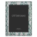 Ottaviani - Portafoto pitonato verde 18 x 24