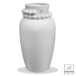 Fantin Argenti - Vaso ceramica perle bianco
