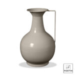 Fantin Argenti - Vaso metallo goccia tortora